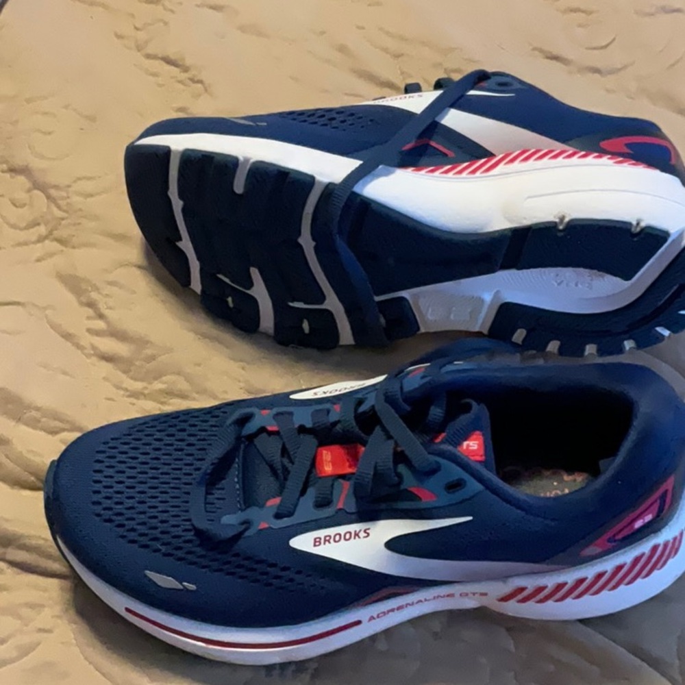 Brooks Adrenaline GTS Blue and Red Running Shoes